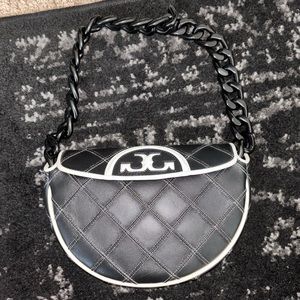 Tory Burch MINI FLEMING SOFT CRESCENT BAG